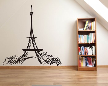 Eiffel Tower Vinyl Decals Modern Wall Art Sticker